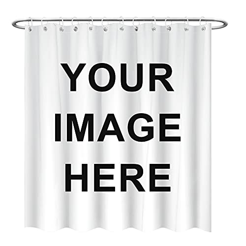 BLINGPAINTING Custom Photo/ Image Personalized Shower Curtain (72x72inch)