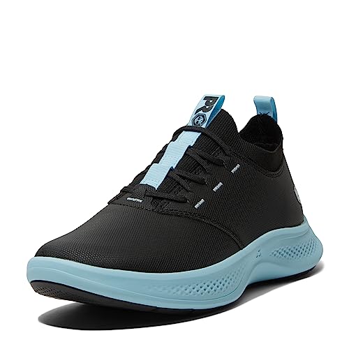 Timberland PRO ���f�B�[�X Solace Max �\�t�g�g�D �X���b�|�� �A�X���`�b�N ���[�N�V���[�Y, �u���b�N/�u���[ V1, 8.5