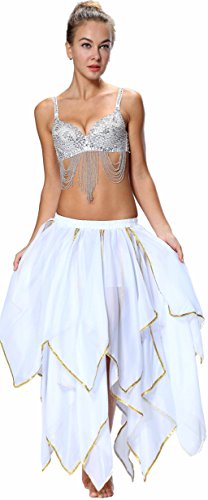 Seawhisper Renaissance Corset Skirt Costumes Women Halloween Costume White #TOP3