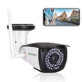 Smarte Sicherheit: SV3C Außenüberwachungskamera sendet Ihnen eine Echtzeitbenachrichtigung per Push-App und lädt Schnappschüsse auf Ihren E-Mail- oder FTP-Server hoch, wenn der Alarm ausgelöst wird. Der Bewegungserkennungsbereich und die Empfindlichkeit sind über die Telefon-App und die PC-Software einstellbar. Unterstützt humanoiden Alarm, der den menschlichen Körper identifiziert und genauere und wichtigere Warnungen sendet.