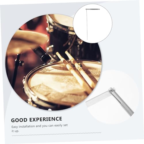 BESTonZON Abrazadera para Cowbell de Batería, Soporte de Extensión Resistente para Montaje Seguro en Tambores de caja, Instalación Fácil, Diseño Versátil para Instrumentos de Percusión miniatura 6