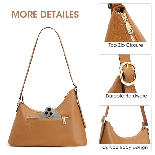 Bolso bandolera Kattee para mujer en cuero miniatura 4