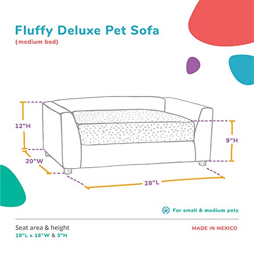 Keet Fluffy Deluxe Pet Bed, Chocolate, Medium #TOP5