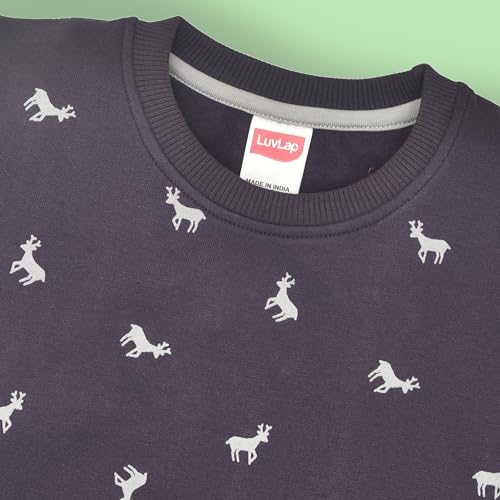 Image of LuvLap Baby Boys Full Sleeve Boys Sweatshirt & Pyjama Set PO1