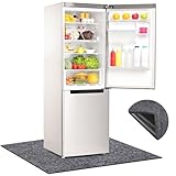 Tinideya Mini Refrigerator Floor Mat 36 x 36 Inch Under Fridge Mats Protector Floor Multifunctional Home Appliance Non Slip Waterproof Washable Carpet