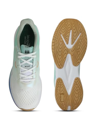 Image of Liberty Leap7x PACIFIC-1E Men Sports Running Shoes - Sky Blue & Sea Green | Comfortable and Durable Lace-Up Closure - Suitable for Lacing Walking, Gym, Jogging and Outdoor Shoes for Man