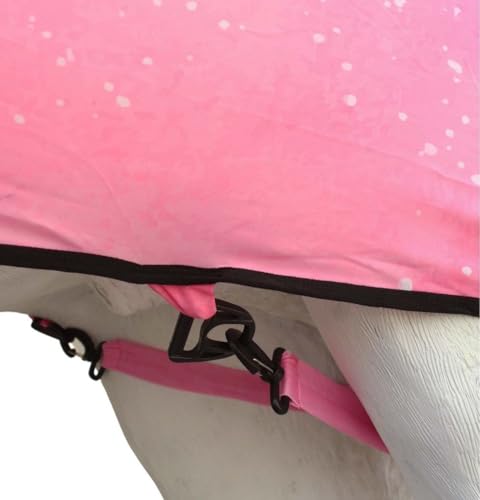 Image of L Horse Medium Horse Comfort Stretch Full Body Neck Sheet Slinky Sleazy Pink 521MW05