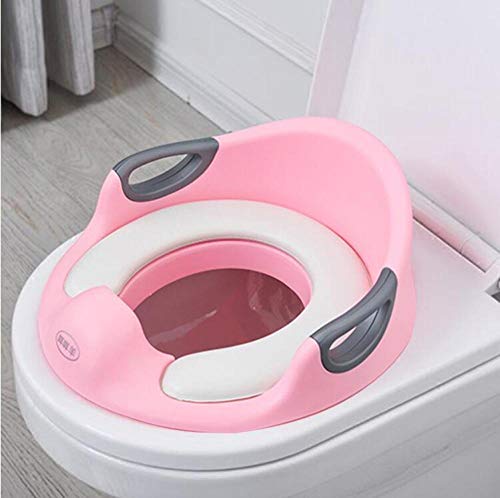 Siège de potty training rose pour des toilettes propres au quotidien