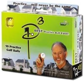 almostGOLF – Practice Golf Balls – 10 Pack – Yellow