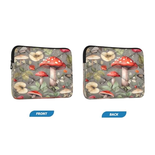 Funda para portátil 13-14 pulgadas impermeable con diseño de hongos miniatura 2