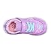 AkkPeiex Kids Led Shoes Toddler Girls Fashion Light Up Sneaker(Multi/Lilac,11)