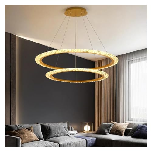 Suspensions rondes en verre moderne pour illuminer un salon chic