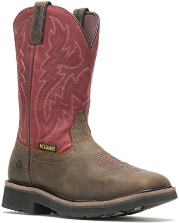 Wolverine Men's Rancher MET-Guard Industrial Shoe, BROWN/RED, M 11.0, Medium | Image 1