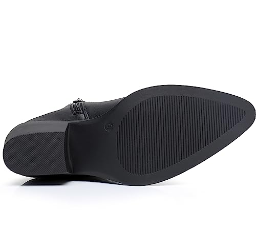 globalwin women39s western charm cowgirl boots mid calf comfy cowboy boots for women with pointed toe