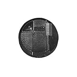Rondo 02405 Regulador Interruptor de Luz de Pie Redondo 500W, Blanco/Negro