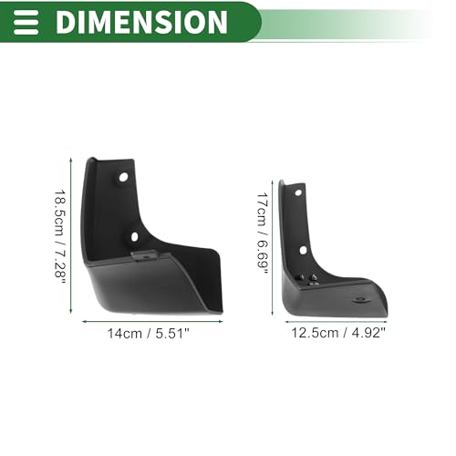 Image of Motoforti Mud Flaps Splash Guards Mud Guards for Nissan Teana 2013-2018 W /Mount Accessories