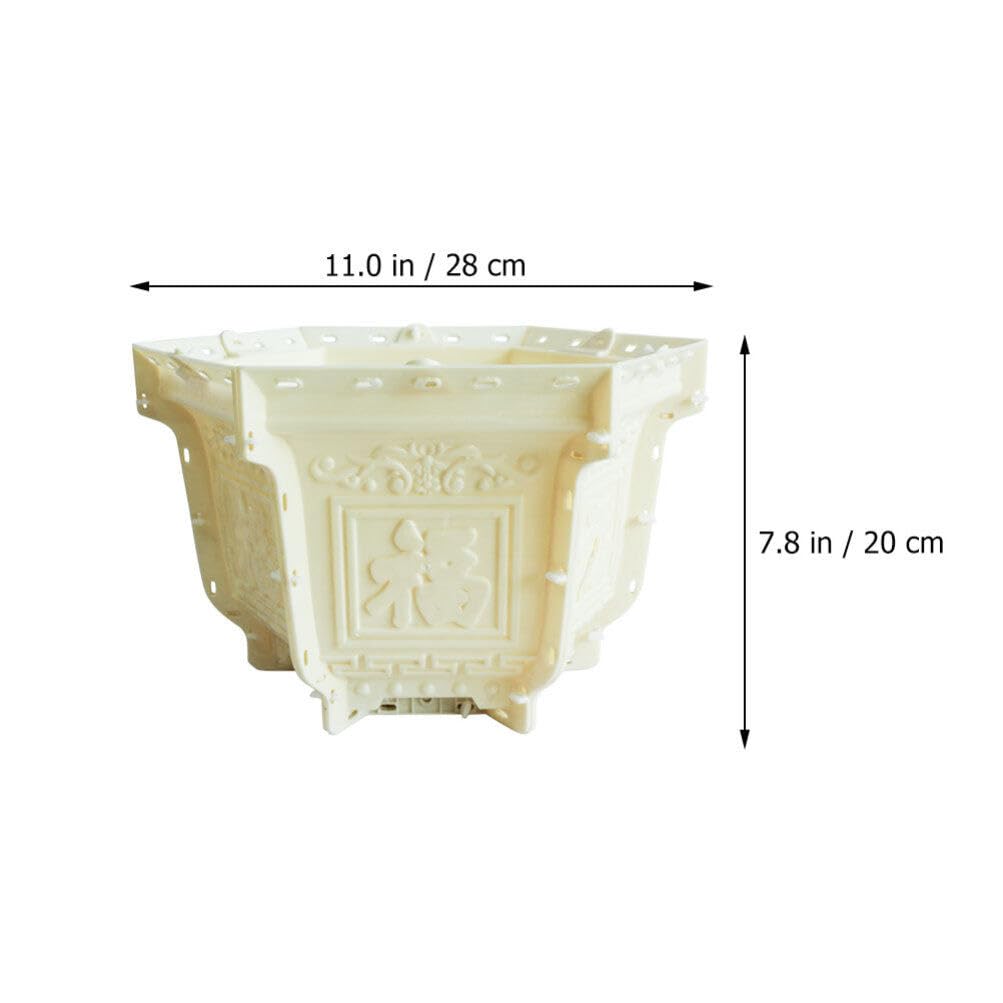 musykrafties Octagon & Ronde Bloempot Siliconen Mallen 6-Count, voor Epoxyhars Beton Klei Succulente Planter Bowl Asbak Kaars Zeep Pen Houder