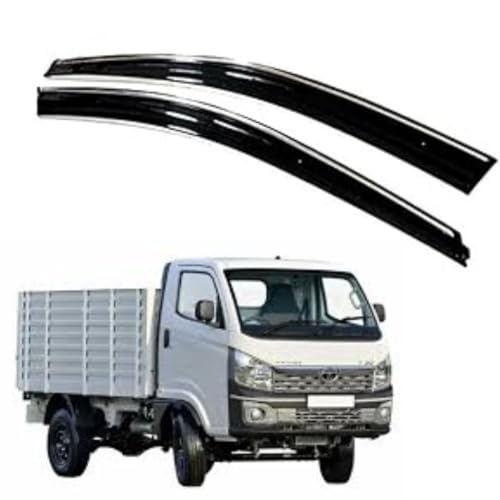 Image of CAR SAAZ Chrome Line Door Visor for Intra (Set of 2Pcs) | Rain Guard | Wind Deflector