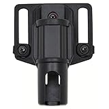 MFH Schlagstock drehbar passend für Teleskopschlagstock Holster Etui Holster Schlagstockhalter Schwarz Verschiedene Größen (12 cm für 21 Zoll)