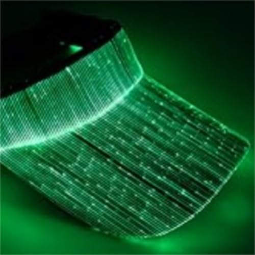 Gorra intermitente con 11 patrones de iluminación LED regulable y carga rápida USB 6