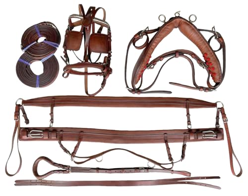 Leather Horse Driving Harness Set – Complete Buggy Harness