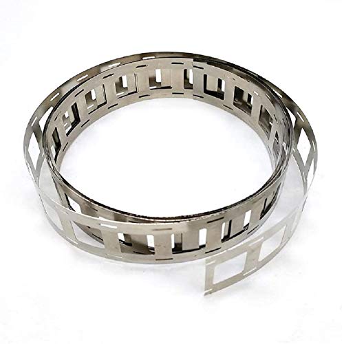 5M 2P Nickel Alloy Strip for 18650 Battery Spot Welding, Connect 18650 Battery in Parallel, 0.15x27mm Nickel(0.15mm)