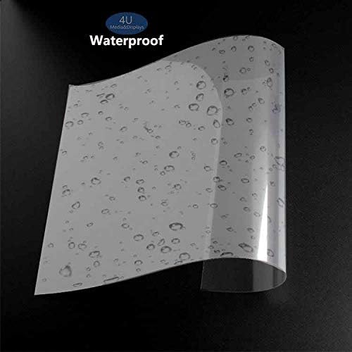 24\" x100ft. 1 Roll Screen Printing Film Waterproof Inkjet Transparent Film for Water-based Pigment and Dye Ink Jet Printers - Thumbnail 6