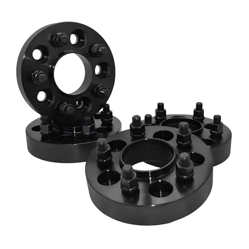 Entretoises de roue pour Jeep Wrangler 2018 cales en alu noir pour conduite tout-terrain