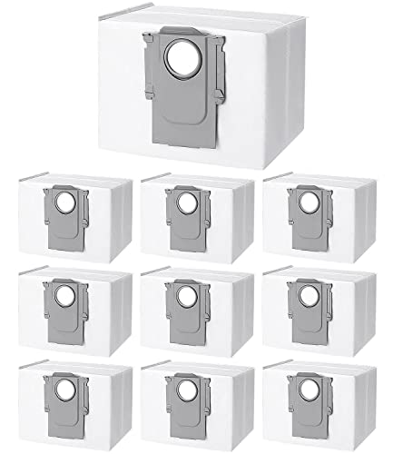 10 Bolsas de Repuesto Aspiradoras Compatibles con Roborock S8+/S8 Pro Ultra/S7 MaxV...