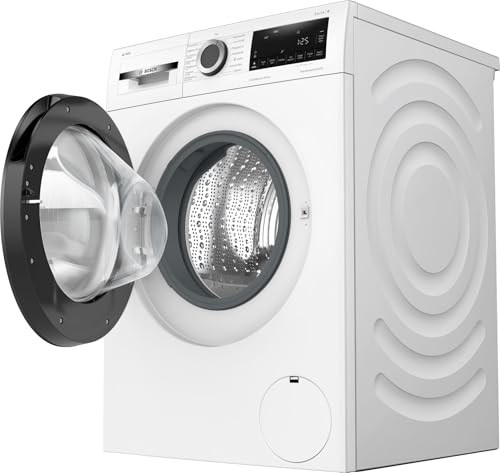 Bosch WGG154A10 Serie 6 Waschmaschine Frontlader, 51 kWh pro 100 Waschzyklen, 1400 UpM, 10 kg, weiß, i-DOS, Fleckenautomatik, EcoSilence Drive, Hygiene Plus