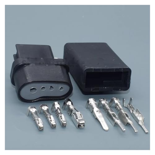 Conector impermeable compuesto de 4 pines para cableado de automóviles 4
