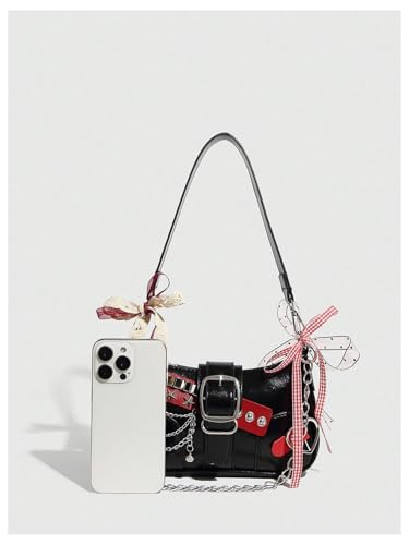 Image of Verdusa Women's Y2k Purse Star Embroidery Cute Shoulder Bag Y2k Accessories