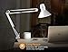 Bostitch Office VLF100-WHT Swing Arm Desk Lamp with Clamp Mount, 36