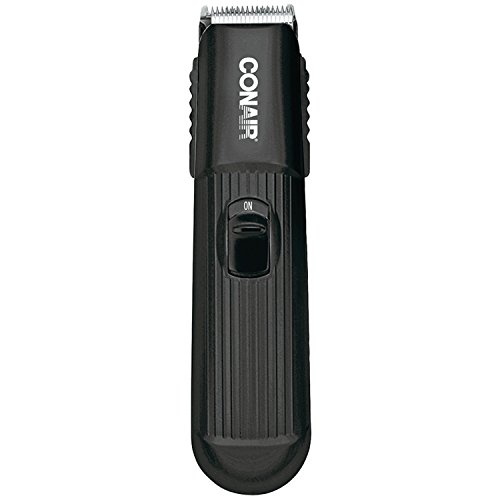 Conair GMT100NCS 2-In-1 Beard & Mustache Trimmer, Stainless Steel Removable Blade for Easy Cleaning, Innovative Grooming Tools, Included Attachment Comb and Pocket Comb