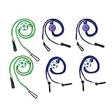 ✿ Gummihaken: Für Kinder sind verlorene Gummischutzhaken sicherer als Metall. Das perfekte Schlüsselband, geeignet für Studenten, Jungen, Mädchen usw.