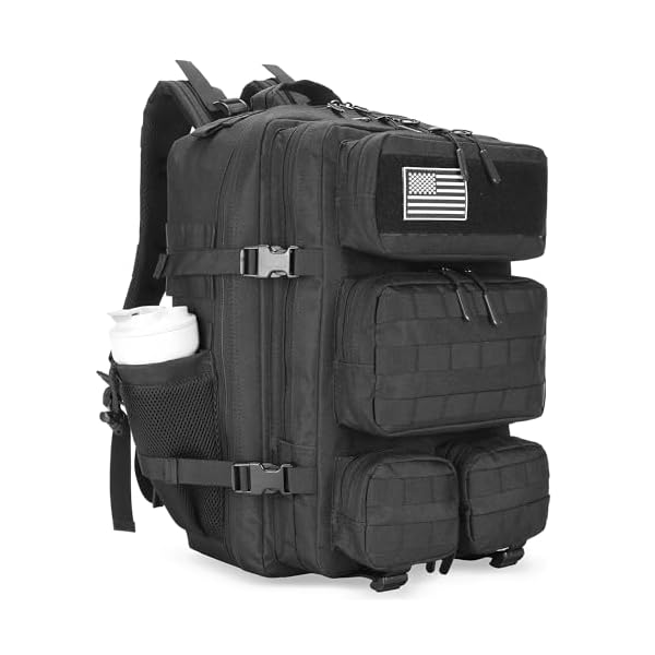 55L Tactical Backpack Heavy Duty Military Rucksack Molle Backpack 3 Day Assault Pack for Work Outdoors