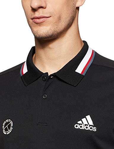 Image of adidas Men's Striped Regular Fit Polo Shirt