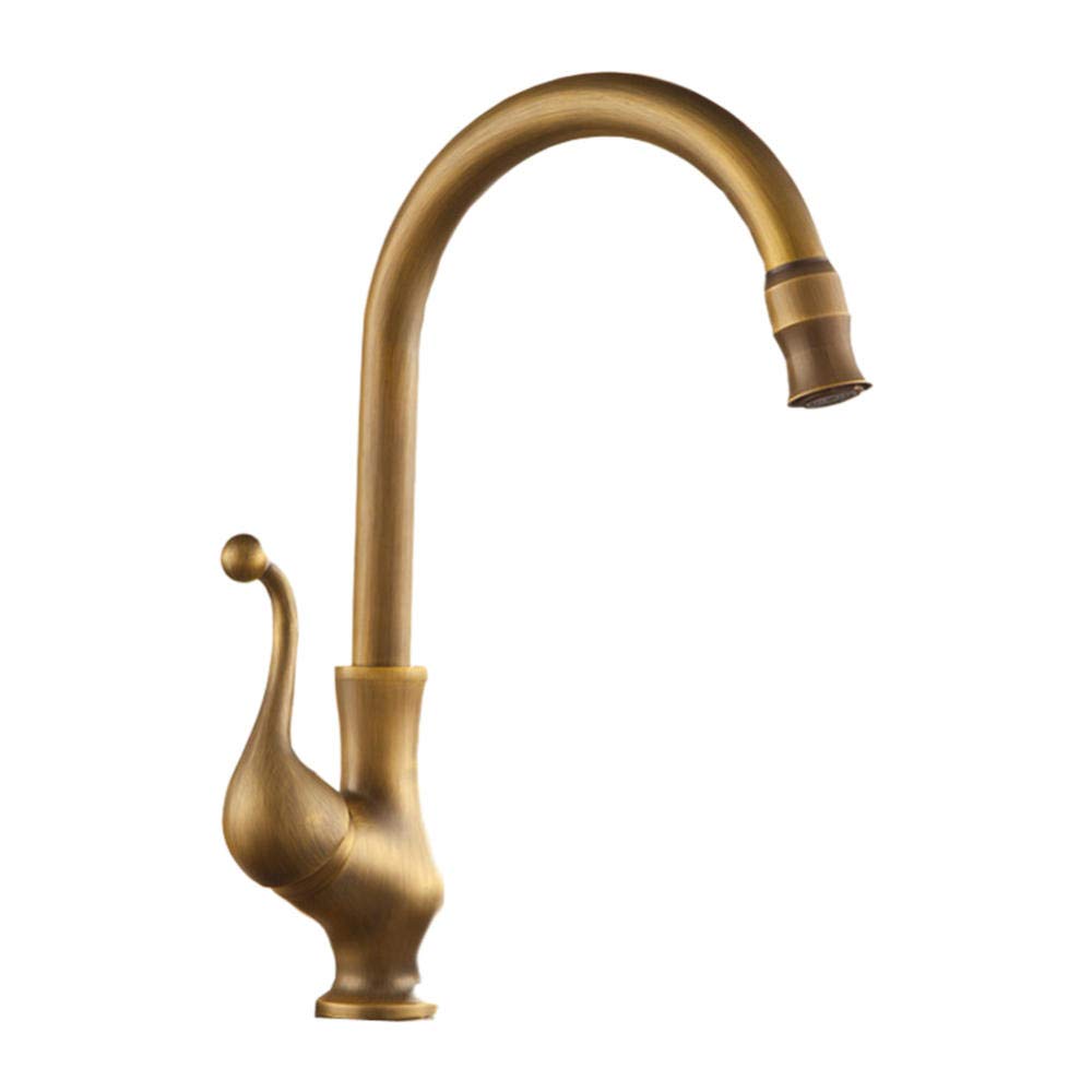 Grifo rotativo de baño LWX para agua fría y caliente con acabado antioxidante