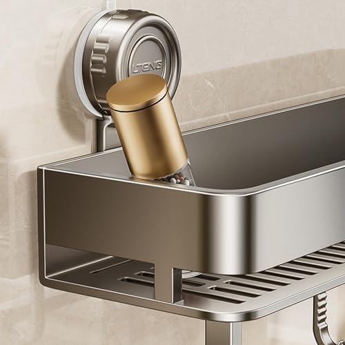 Porte-organisation murale douche antirouille avec ventouse robuste - 8