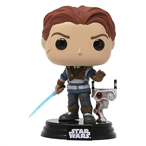 Pop Star Wars: Jedi Fallen Order - Cal Kestis With Bd-1 Funko Pop! Vinyl Figure (Bundled With Compatible Pop Box Protector Case) Multicolored 3.75 Inches #TOP5