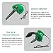 Corded Electric Leaf Blower,2 in 1 Small Handheld Lightweight Sweeper/Vacuum,110V 400W Portbale Blower for Leaf/Snow/Dust Blowing (Green)