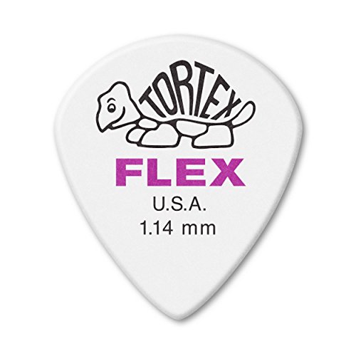 Jim Dunlop Tortex Flex Jazz III XL 1.14mm 12 Pack Guitar Picks (466P1.14)