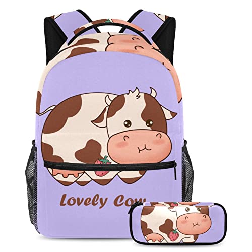 Sac à dos ordinateur léger TBOUOBT anti-choc avec motif wapiti pour voyage