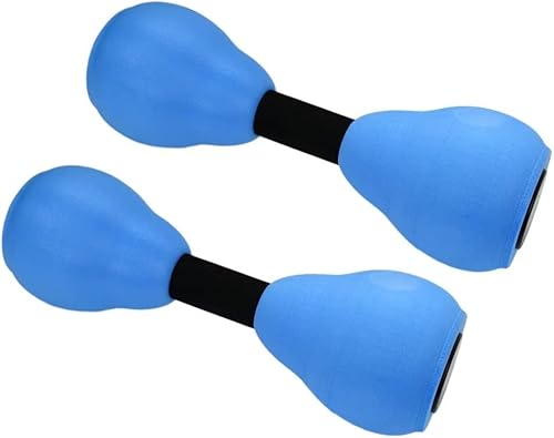 Miniatura 6 de Mancuernas de ejercicio acuático, 1 par de mancuernas de espuma para ejercicio aeróbico acuático, resistencia para adultos y principiantes, equipo