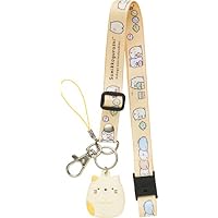 Amazon | サンエックス すみっコぐらし ネックストラップ ねこ AY22501