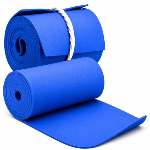 Image of Disposable Tourniquet Bands [Pack of] Blue Textured 1 inch x 18-Inch-Long Pre-Cut, Rolled and Banded - Single-Use Elastic Latex-Free First Aid Medical Tourniquets (50) | Single-Use Elastic Latex-Free Tear-Resistant First Aid Tourniquets for Emergency & Home Use - Nursing Supplies