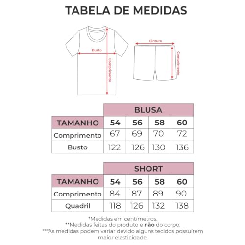 Pijama Feminino Plus Size Aberto De Botões Pescador Verão (58)