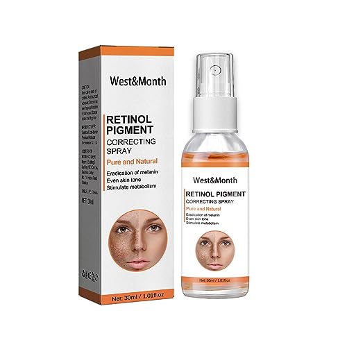 Retinol Pigment Correcting Spray, Retinol Dark Spot Corrector, Dark Spot Correcting Serum Spray, Retinol Rapid Repair and Dark Spot Treatment Suitable For All Skin Types (1PCS)