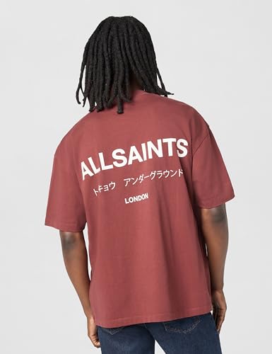 Image of AllSaints Men's Underground Oversized Short Sleeve Crew Neck Shirt