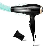 3 ajustes de calor y 2 velocidades para adaptarse a tu tipo de cabello y a tus deseos. Acondicionamiento iónico para reducir el encrespamiento y la estática y botón de disparo frío para fijar tu estilo. Potente motor de 2000W para un secado rápido
